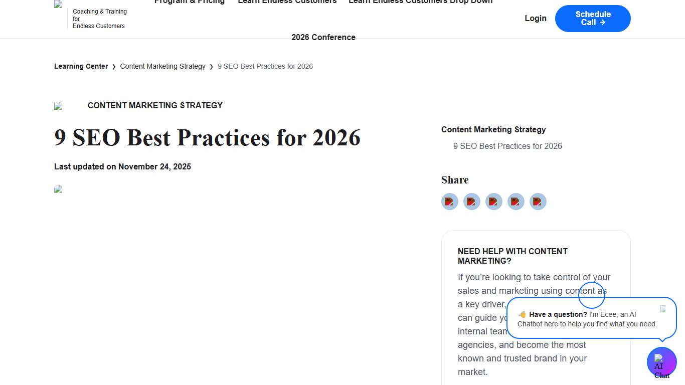 9 SEO Best Practices for 2026